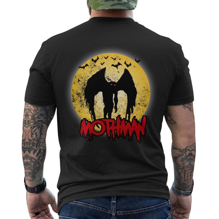 Retro Mothman Cover Men's Crewneck Short Sleeve Back Print T-shirt