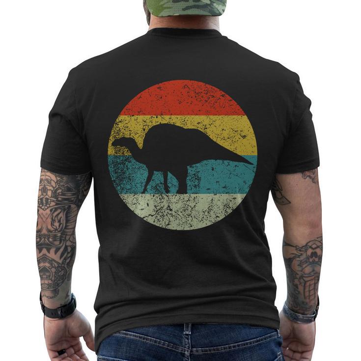 Retro Vintage Ouranosaurus Men's Crewneck Short Sleeve Back Print T-shirt