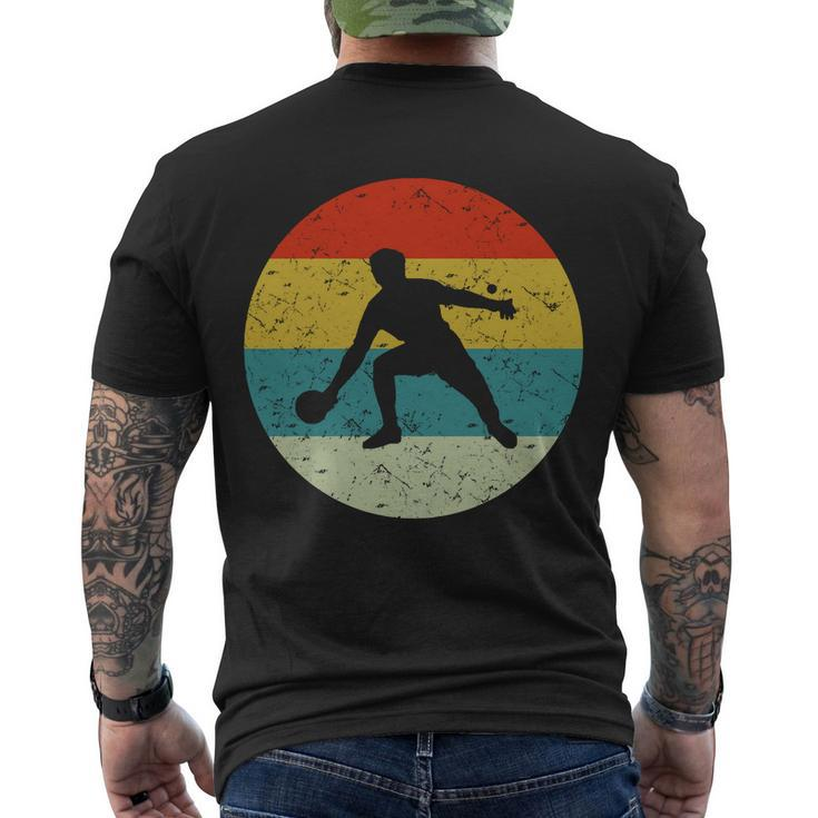 Retro Vintage Table Tennis Men's Crewneck Short Sleeve Back Print T-shirt