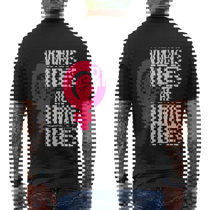 Rights Are Human Rights Feminist Men's T-shirt Back Print