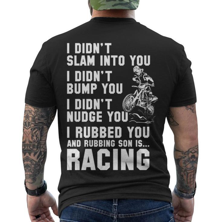 Rubbing Is Racing Men's Crewneck Short Sleeve Back Print T-shirt