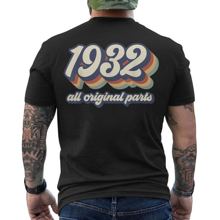 Sassy Since 1932 Fabulous 90Th Birthday Ideas For Her V2 Men's T-shirt Back Print