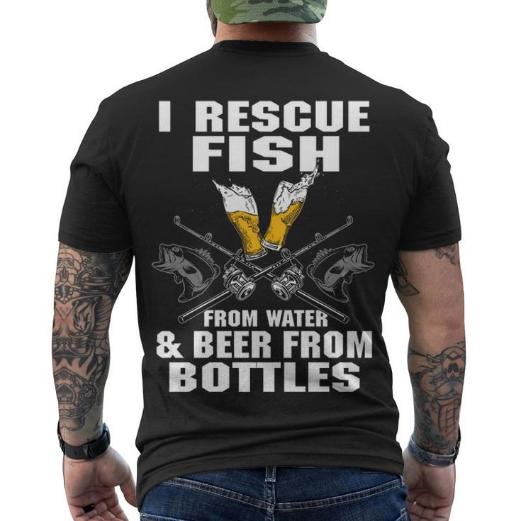 Save Fish From Water Men's Crewneck Short Sleeve Back Print T-shirt