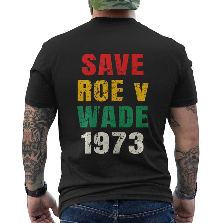 Save Roe V Wade Pro Choice Feminist  Men's Crewneck Short Sleeve Back Print T-shirt