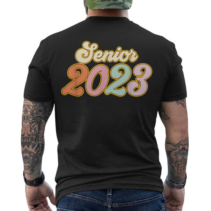 Back To School Senior 2023 Graduation Or First Day Of School Men's T-shirt Back Print