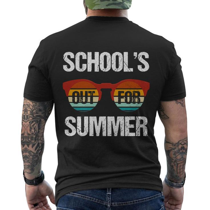 Schools Out For Summer Funny Gift Men's Crewneck Short Sleeve Back Print T-shirt