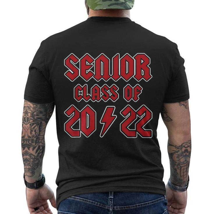 Senior 2022 Class Of 2022 Senior Graduation Gift Men's Crewneck Short Sleeve Back Print T-shirt