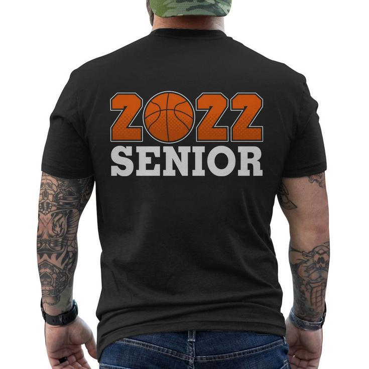 Senior Class 2022 Graduation 2022 Basketball Lover Basketball School Men's Crewneck Short Sleeve Back Print T-shirt