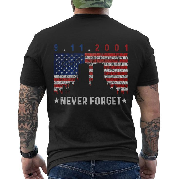 September 11Th 9 11 Never Forget 9 11 Tshirt9 11 Never Forget Shirt Patriot Day Men's T-shirt Back Print