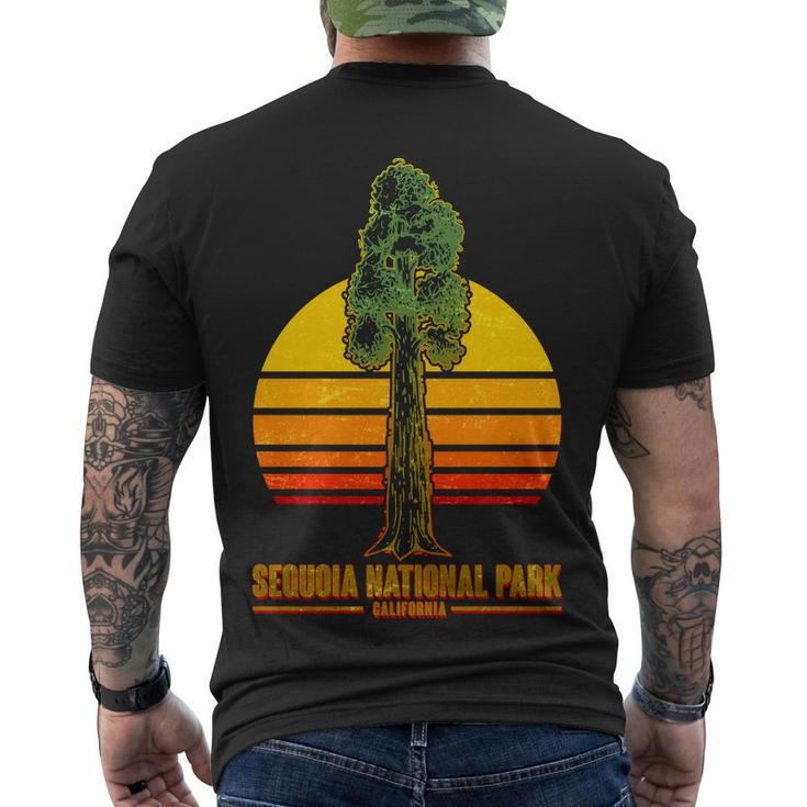 Sequoia National Park California Men's Crewneck Short Sleeve Back Print T-shirt