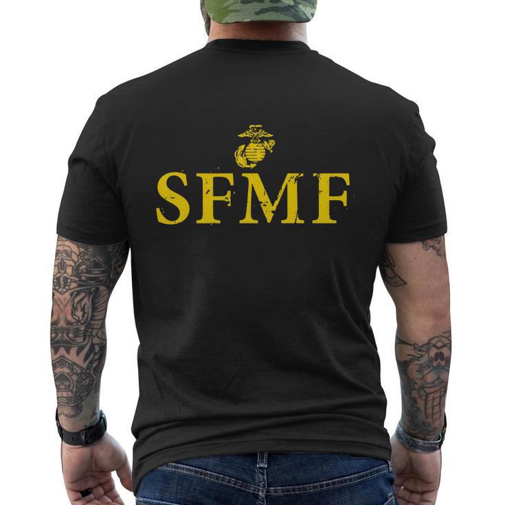 Sfmf Semper Fi Us Marines Tshirt Men's Crewneck Short Sleeve Back Print T-shirt