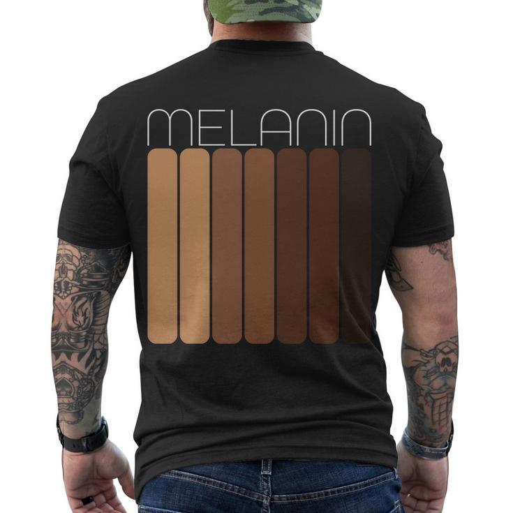 Shades Of Melanin Men's Crewneck Short Sleeve Back Print T-shirt