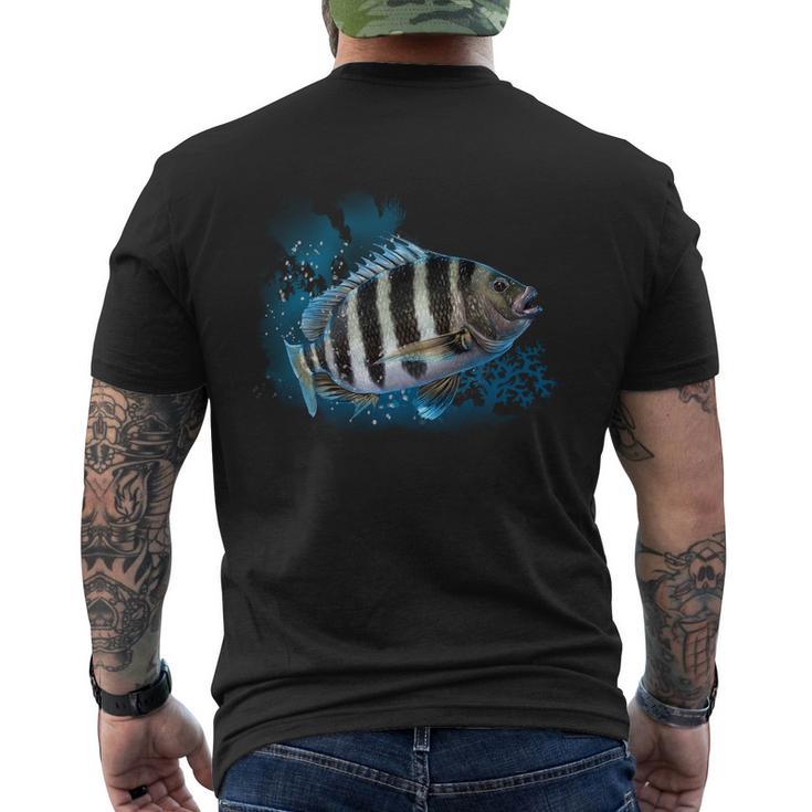 Sheepshead Men's Crewneck Short Sleeve Back Print T-shirt