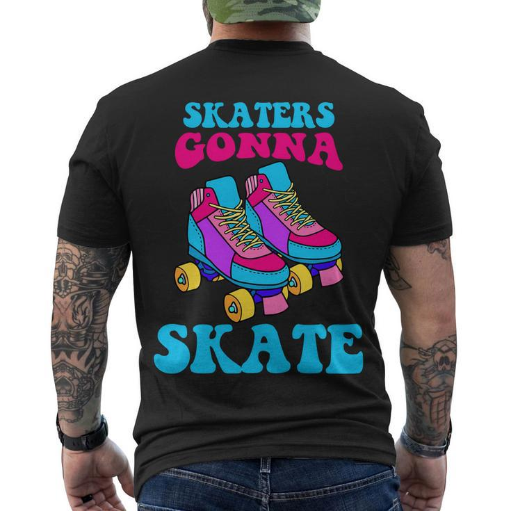 Skaters Gonna Skate V2 Men's Crewneck Short Sleeve Back Print T-shirt