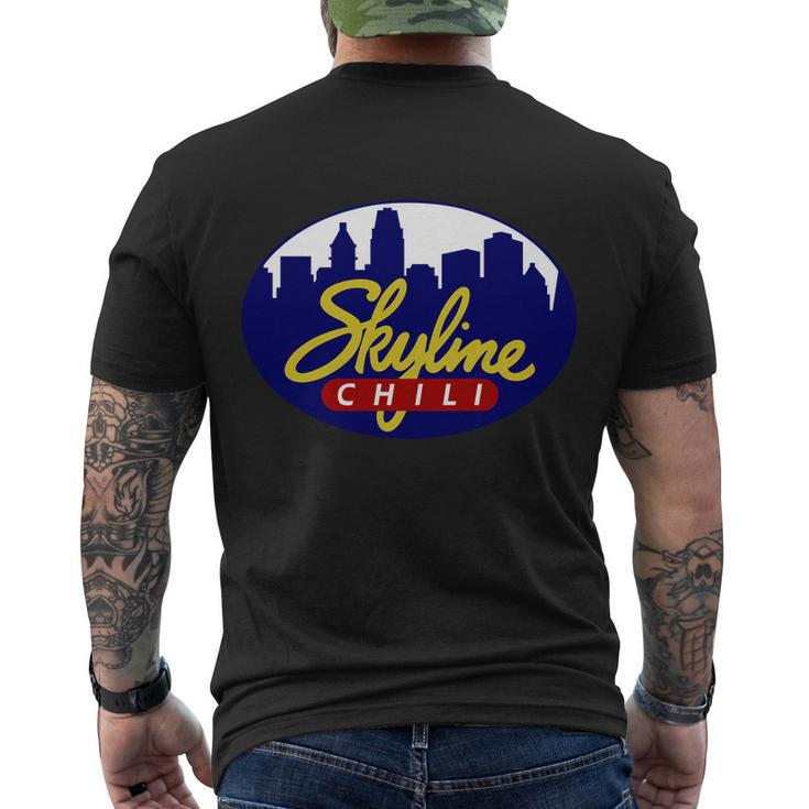 Skyline Chili Men's Crewneck Short Sleeve Back Print T-shirt