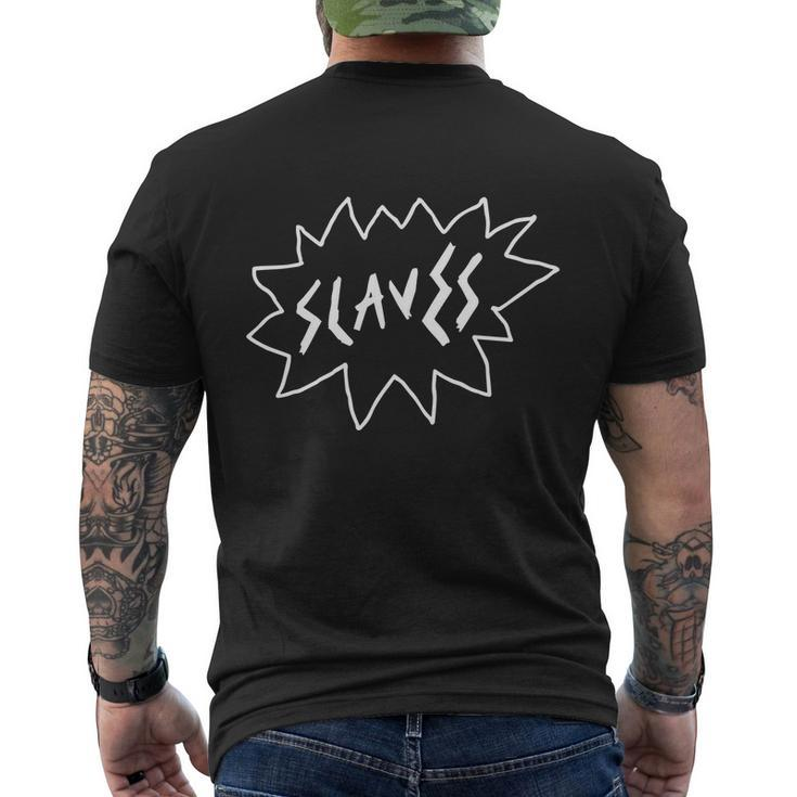 Slaves Logo Men's Crewneck Short Sleeve Back Print T-shirt