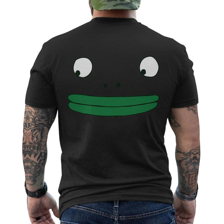 Smiling Friends Mr Frog Face Men's Crewneck Short Sleeve Back Print T-shirt