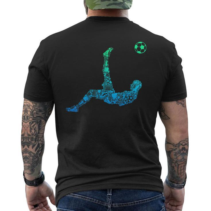 Soccer Players Youth Boys Men's T-shirt Back Print