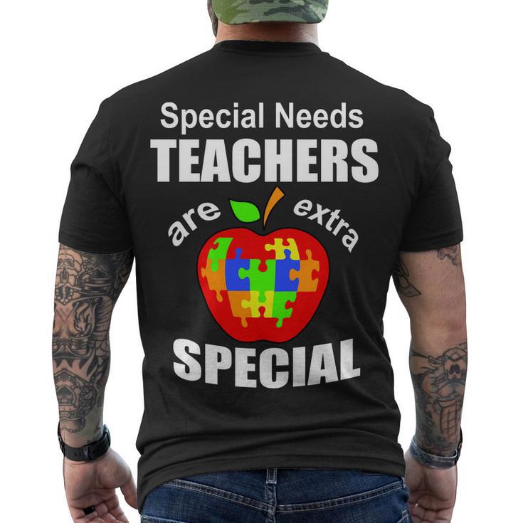 Special Needs Teachers Are Extra Special Tshirt Men's Crewneck Short Sleeve Back Print T-shirt