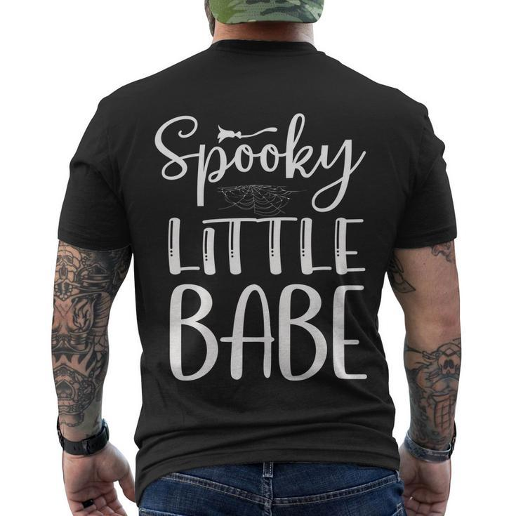 Spooky Little Babe Halloween Quote V3 Men's Crewneck Short Sleeve Back Print T-shirt