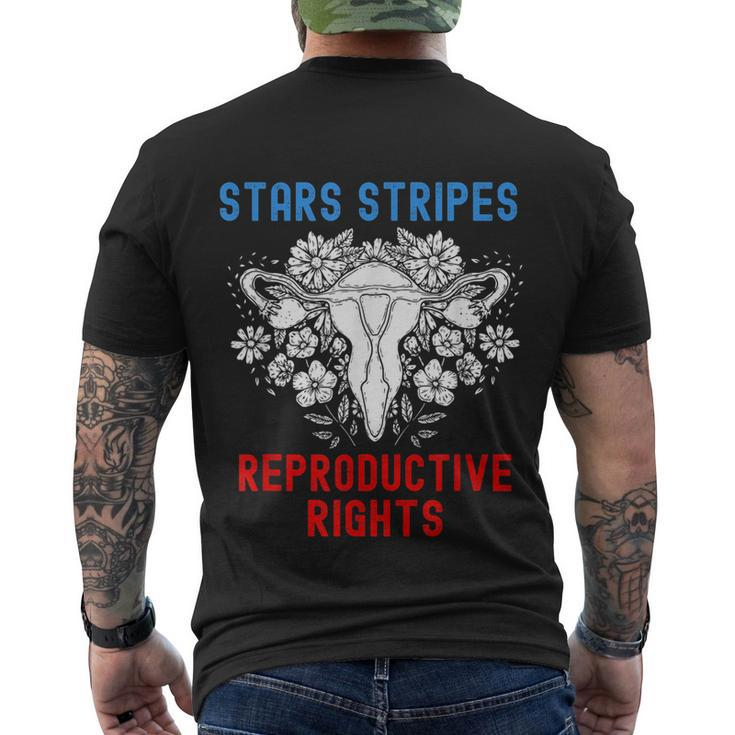 Stars Stripes Reproductive Rights Patriotic 4Th Of July V4 Men's Crewneck Short Sleeve Back Print T-shirt