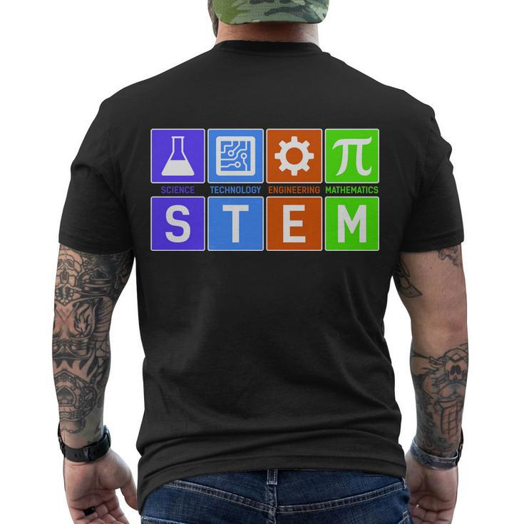 Stem - Science Technology Engineering Mathematics Tshirt Men's Crewneck Short Sleeve Back Print T-shirt