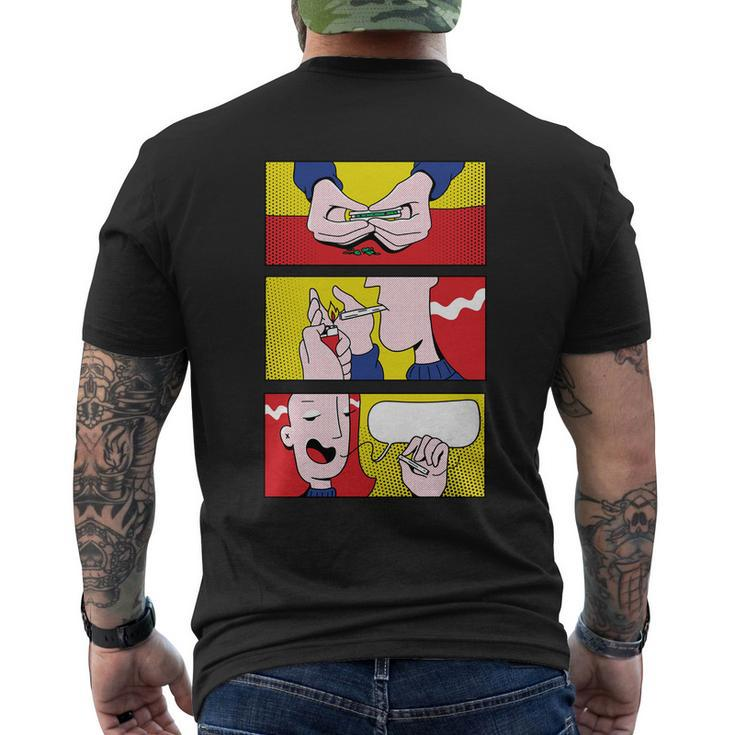 Stoner Comic Tshirt Men's Crewneck Short Sleeve Back Print T-shirt