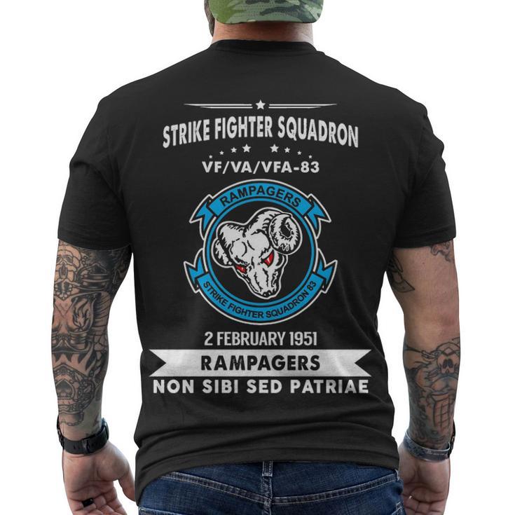 Va 83 Strike Fighter Squadron Va 83 Vfa 83 Back Style Men's Crewneck Short ...