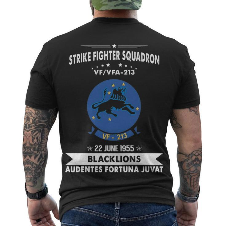 Strike Fighter Squadron Vf 213 Vfa  Men's Crewneck Short Sleeve Back Print T-shirt
