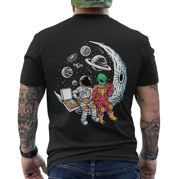 Stronauts And Aliens Chill Tshirt Men's Crewneck Short Sleeve Back Print T-shirt