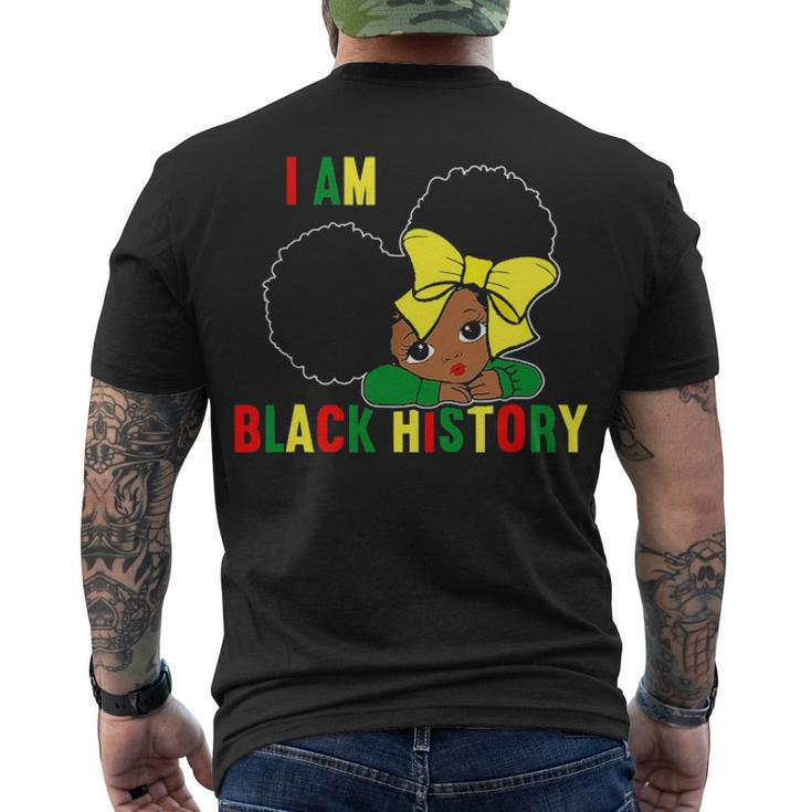 I Am The Strong African Queen Girls Black History Month V2 Men's T-shirt Back Print