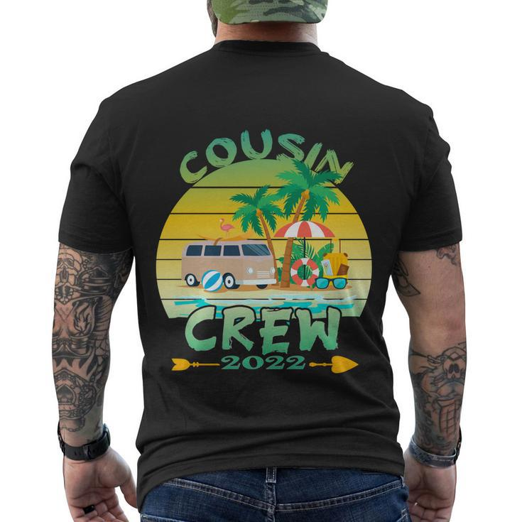 Summer Cousin Crew Vacation 2022 Beach Cruise Family Reunion Gift Men's Crewneck Short Sleeve Back Print T-shirt