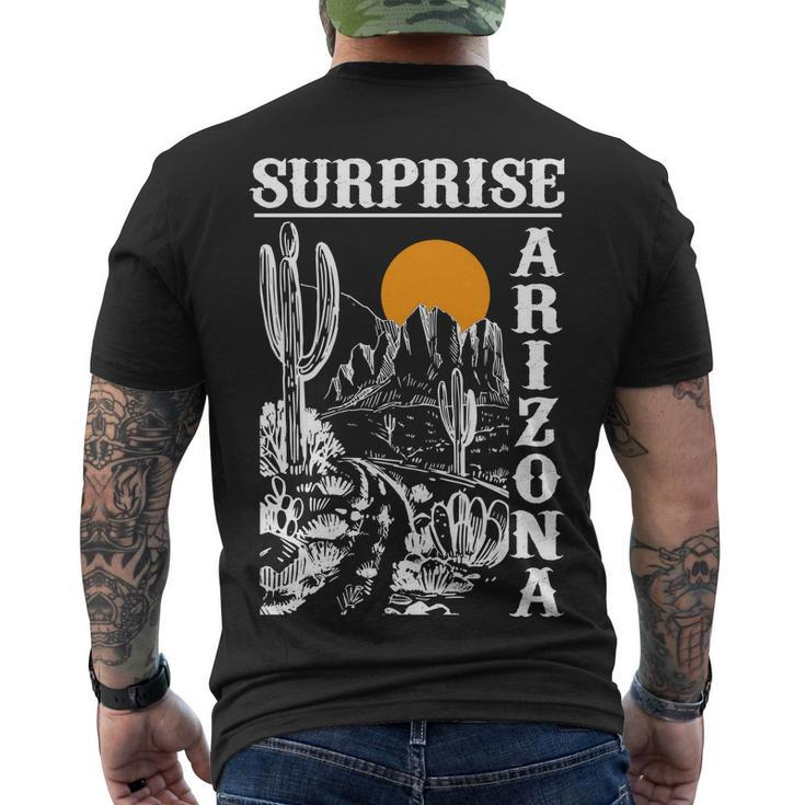 Surprise Arizona Men's Crewneck Short Sleeve Back Print T-shirt