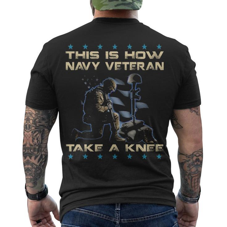 Take A Knee Men's Crewneck Short Sleeve Back Print T-shirt