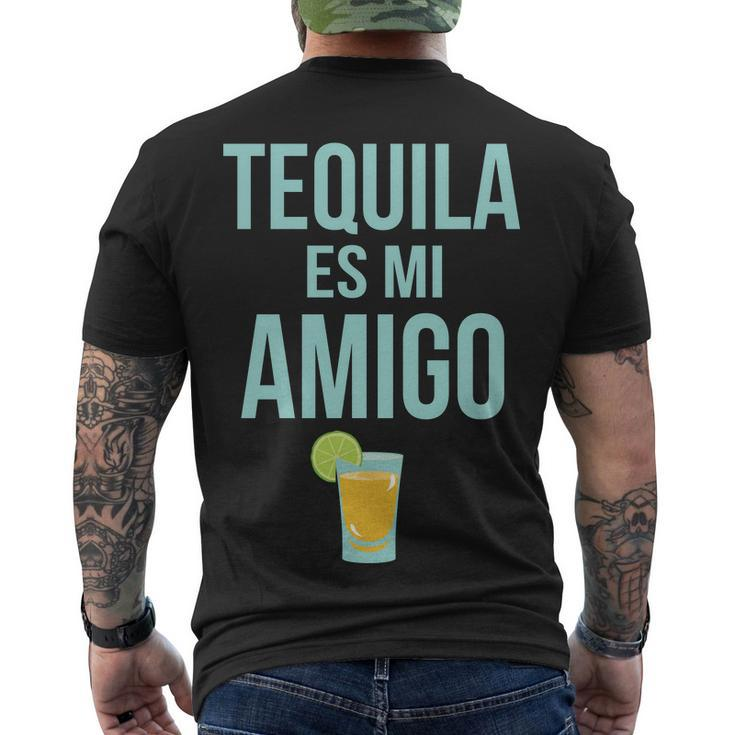 Tequila Es Mi Amigo Cinco De Mayo Tshirt Men's Crewneck Short Sleeve Back Print T-shirt