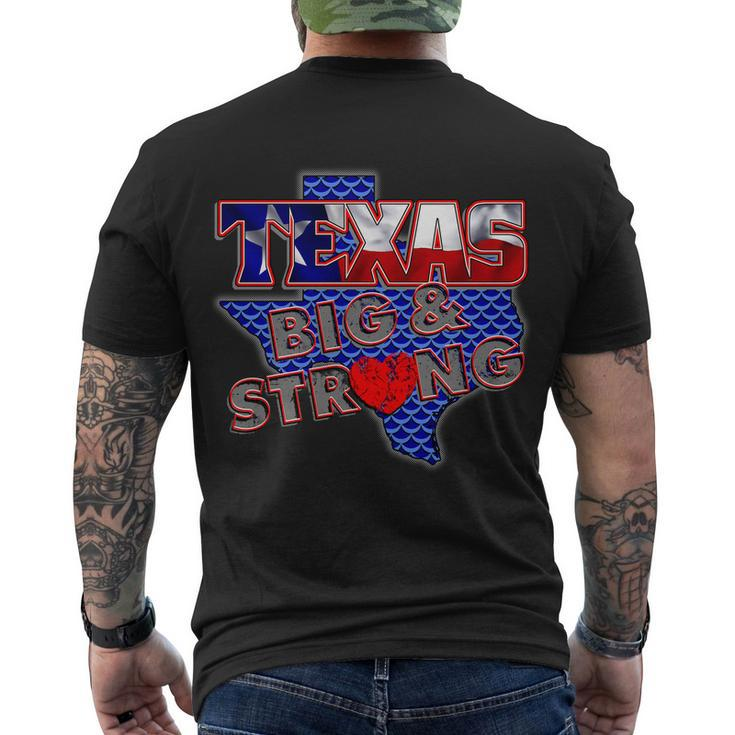 Texas Big And Strong Men's Crewneck Short Sleeve Back Print T-shirt