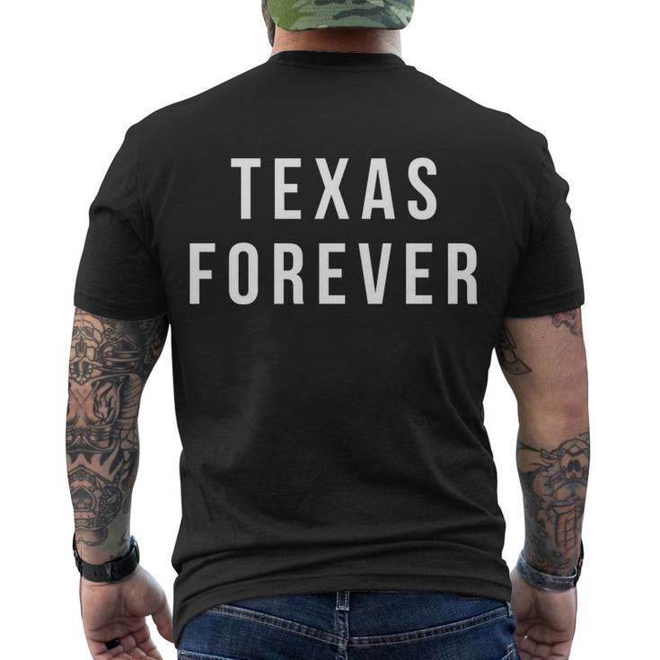 Texas Forever Tshirt Men's Crewneck Short Sleeve Back Print T-shirt