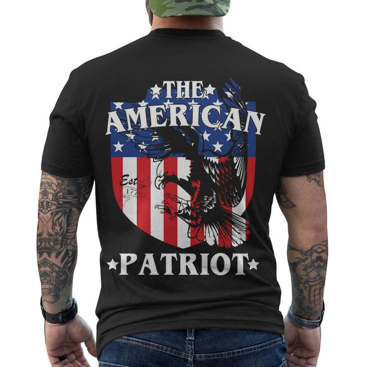 The American Patriot Est  Men's Crewneck Short Sleeve Back Print T-shirt