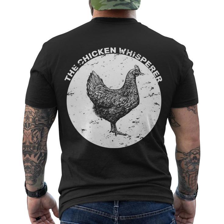 The Chicken Whisperer Tshirt Men's Crewneck Short Sleeve Back Print T-shirt