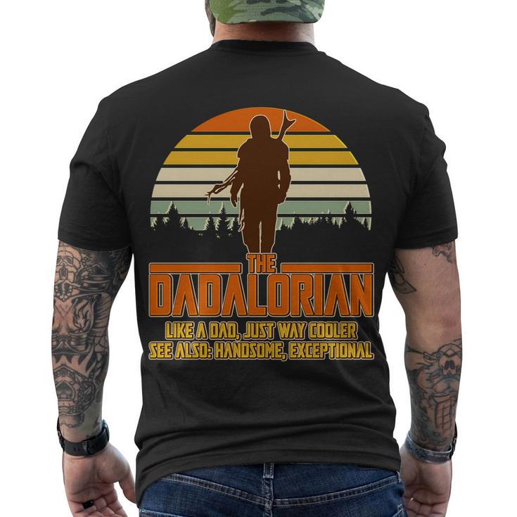 The Dadalorian Like A Dad Handsome Exceptional Tshirt Men's Crewneck Short Sleeve Back Print T-shirt