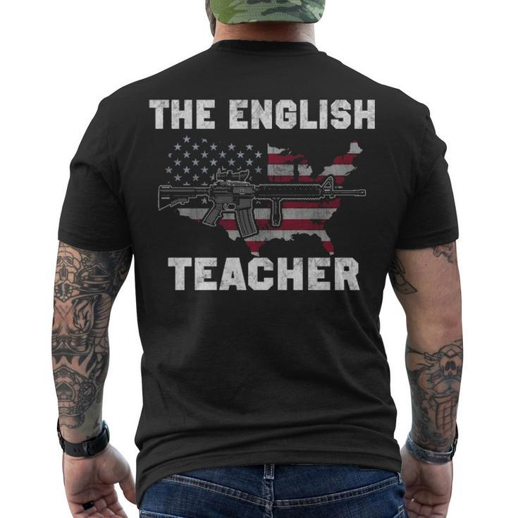 The English Teacher Men's Crewneck Short Sleeve Back Print T-shirt