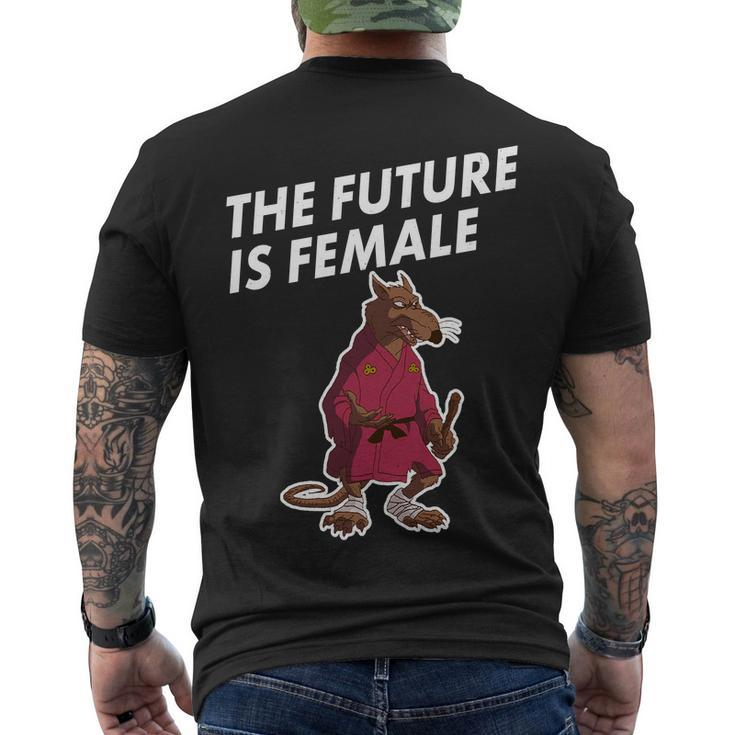 The Future Is Female Funny Splinter Meme Men's Crewneck Short Sleeve Back Print T-shirt
