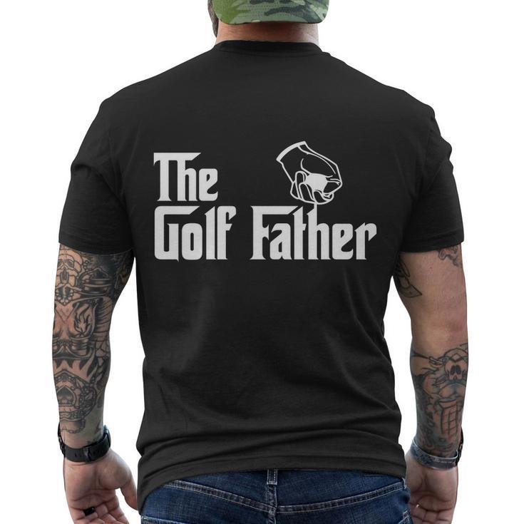 The Golf-Father Funny Golf Dad Tshirt Men's Crewneck Short Sleeve Back Print T-shirt