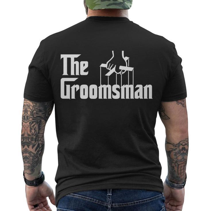The Groomsman Men's Crewneck Short Sleeve Back Print T-shirt