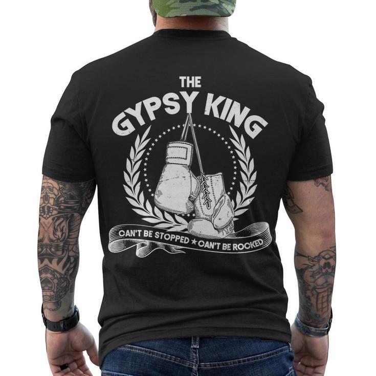 The Gypsy King Boxing Tshirt Men's Crewneck Short Sleeve Back Print T-shirt