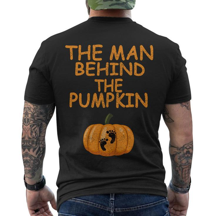 The Man Behind The Pumpkin Men's Crewneck Short Sleeve Back Print T-shirt