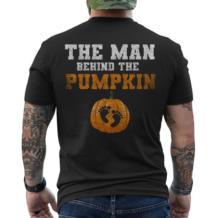 The Man Behind The Pumpkin Men's Crewneck Short Sleeve Back Print T-shirt