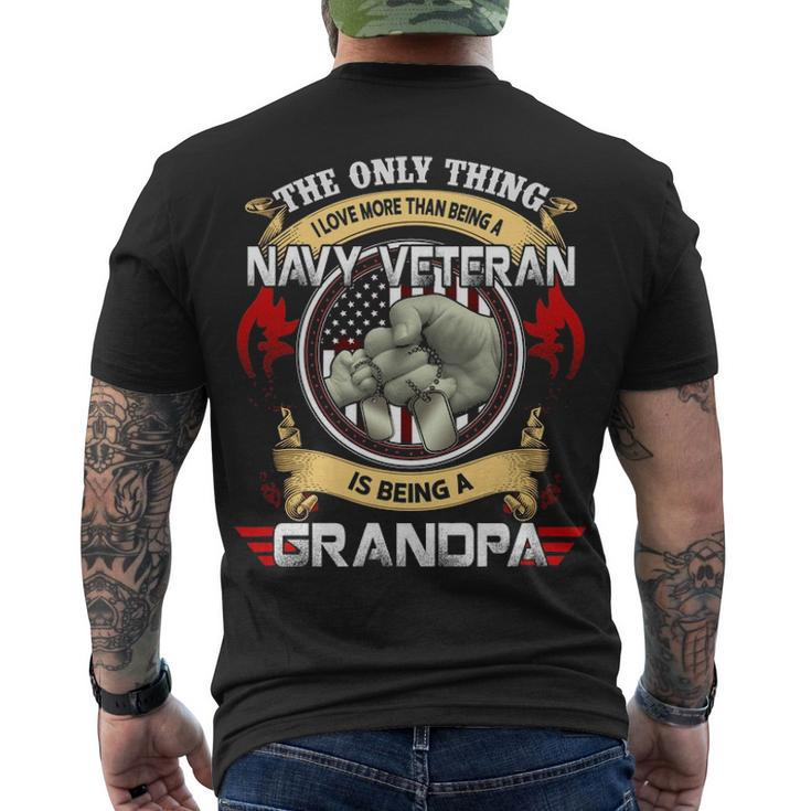 The Only Thing I Love More Than Being A Navy Veteran Men's Crewneck Short Sleeve Back Print T-shirt