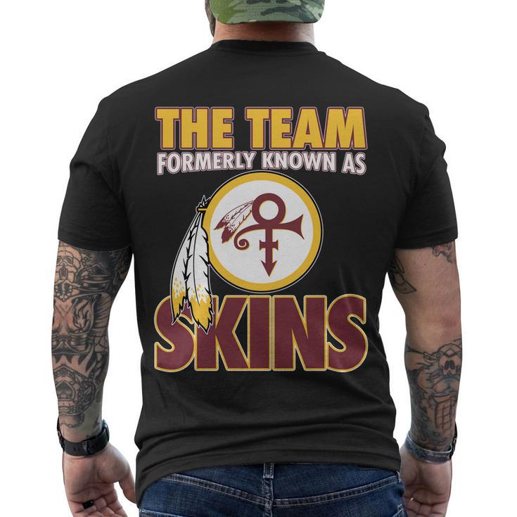 The Team Formerly Known As Skins Washington Football Team Men's Crewneck Short Sleeve Back Print T-shirt