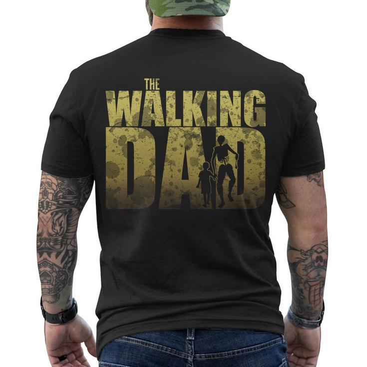 The Walking Dad Gold Logo Tshirt Men's Crewneck Short Sleeve Back Print T-shirt